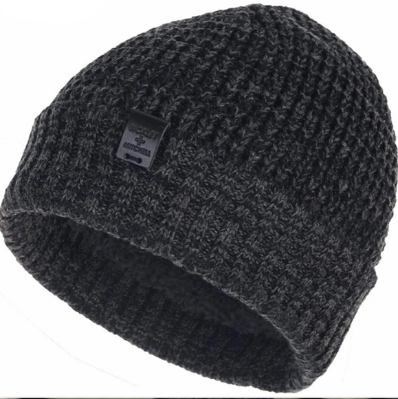 Bickley + Mitchell Other - Bickley +Mitchell 50% wool/50% acrylic Sherpa lined grey beanie